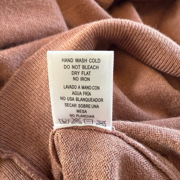 Love Tree dusty rose long sleeve pullover turtleneck sweater women's size small - Picture 9 of 9